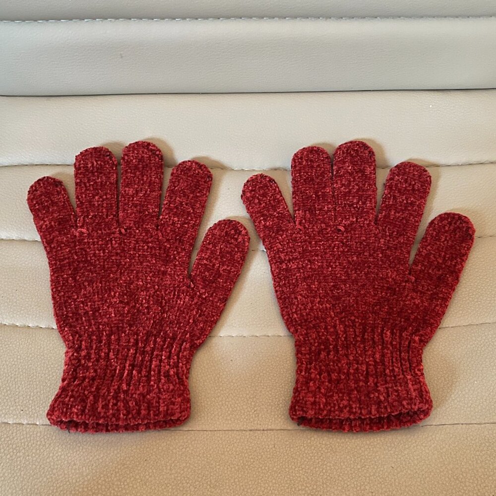 Women's Red Winter Gloves (S/M)